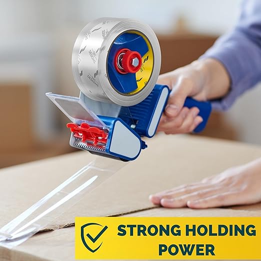 Packing Tape Clear Packaging Tape Heavy Duty Strong Shipping Refills Dispenser - Image 6