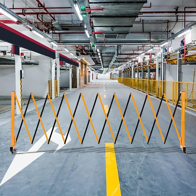 11FT Industrial Expandable Barricade Folding Security Gate - Image 7