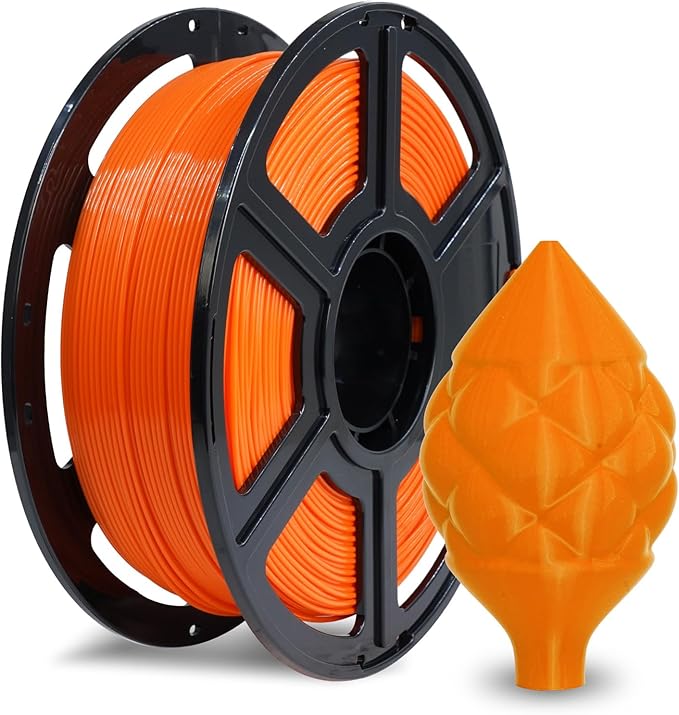 FLASHFORGE ABS Pro Filament 1.75mm Orange, 3D Printer Filament 1kg by FLASHFORGE