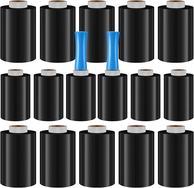 Jutom 16 Pcs Stretch Wrap Roll Plastic Wrap - Image 8