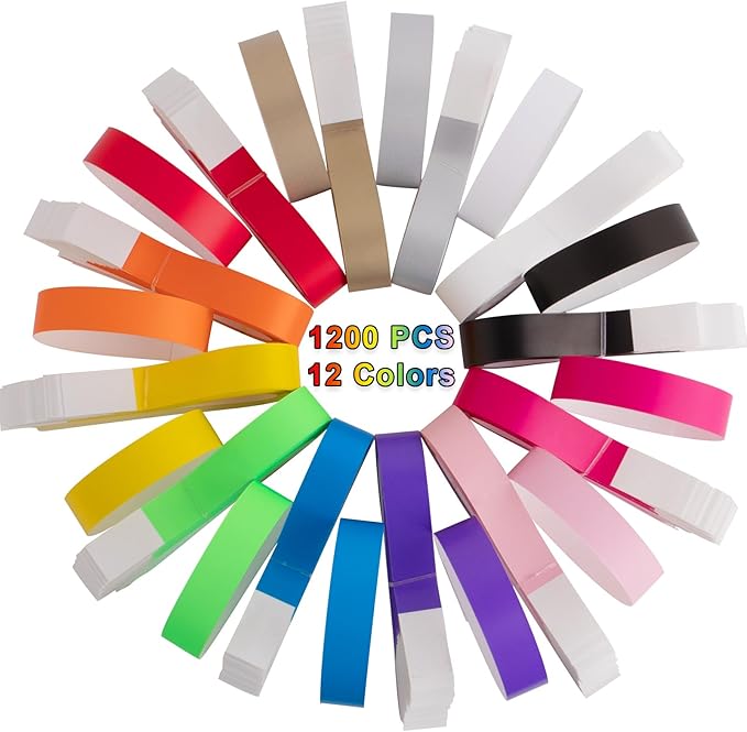 1200 Pcs Plastic Paper Wristbands - Image 7