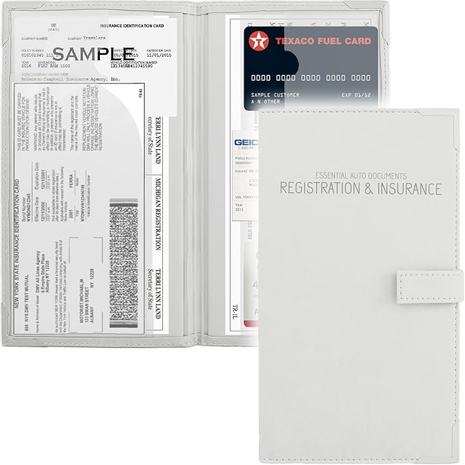 Auto Insurance and Registration Card Holder by PlusXpres