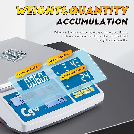 CGOLDENWALL Industrial Counting Scale lb/g/kg Digital Inventory Scale - Image 3