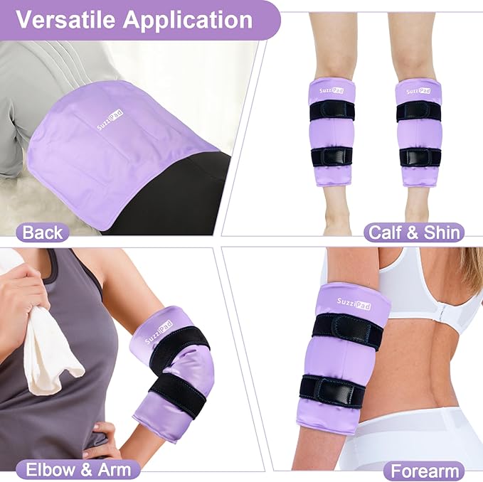 SuzziPad 360° Cold Pack for Calf, Arm & Elbow – Ice Wrap - Image 4