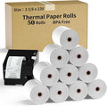 CLASSY Thermal Paper 3 1/8 x 230ft, 50 Rolls Receipt Paper by CLASSY