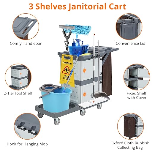 Commercial Janitorial Cart - Image 4