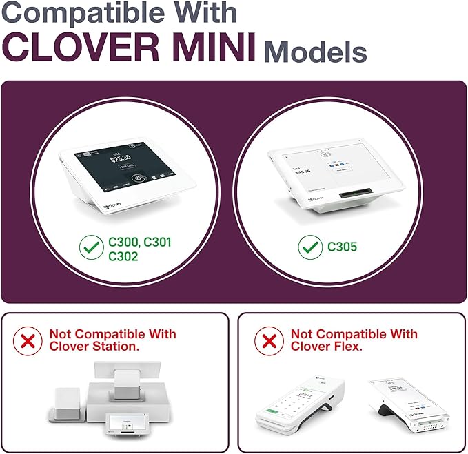 Receipt Paper for Clover Mini and Clover Mobile Thermal Printer - Image 2