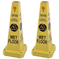 OrangeStar 4-Pack Wet Floor Caution Cones by OrangeStar