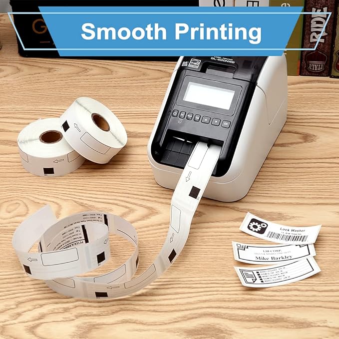 12 Rolls Replace for Brother DK-1201 Address Label, 400 Stickers/roll for - Image 4