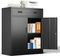 Metal Storage Cabinet, 36 Inch Tall Metal Storage Cabinet by YEEZER