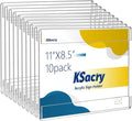 KSacry 10 Pcs Acrylic Sign Holder 11 x 8.5, Horizontal Wall Mount Sign Holders by KSacry