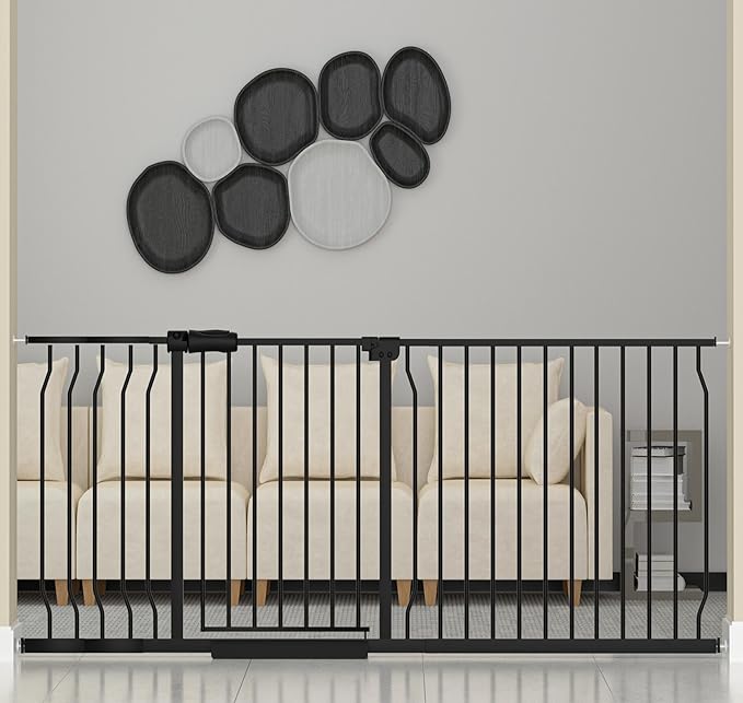 Extra Wide Baby Gate Extra Wide Extra Tall Dog Gates by HOOOEN