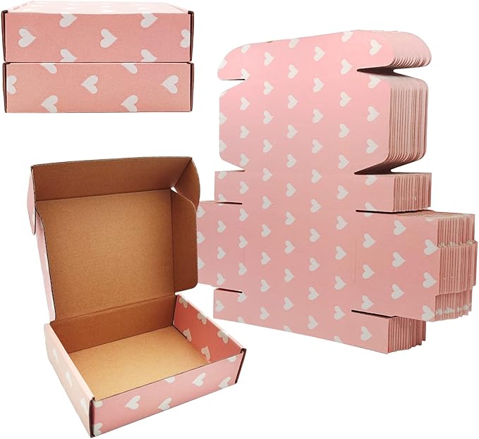 Green Recyclable Cardboard Small Gift Mailer Boxes - Image 9