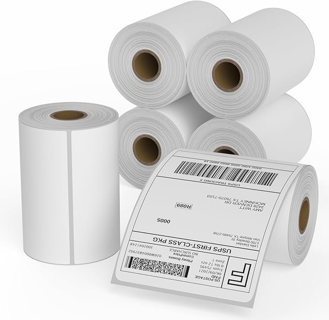 12 Rolls 4x6 Direct Thermal Shipping Labels 250 Labels/Roll Compatible by TAPSIN