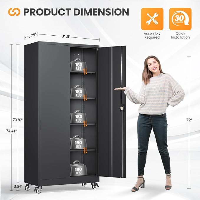 Metal Garage Storage Cabinets - Image 2