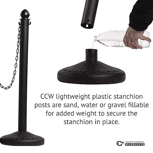 Montour Line Plastic Stanchion Blue 2.5 Inch Diameter - Image 7