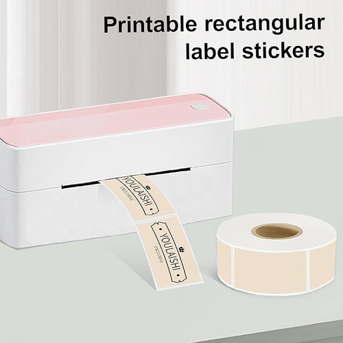 1x2 inch Label Stickers Roll for Thermal Printer 500PCS Colored Removable - Image 2