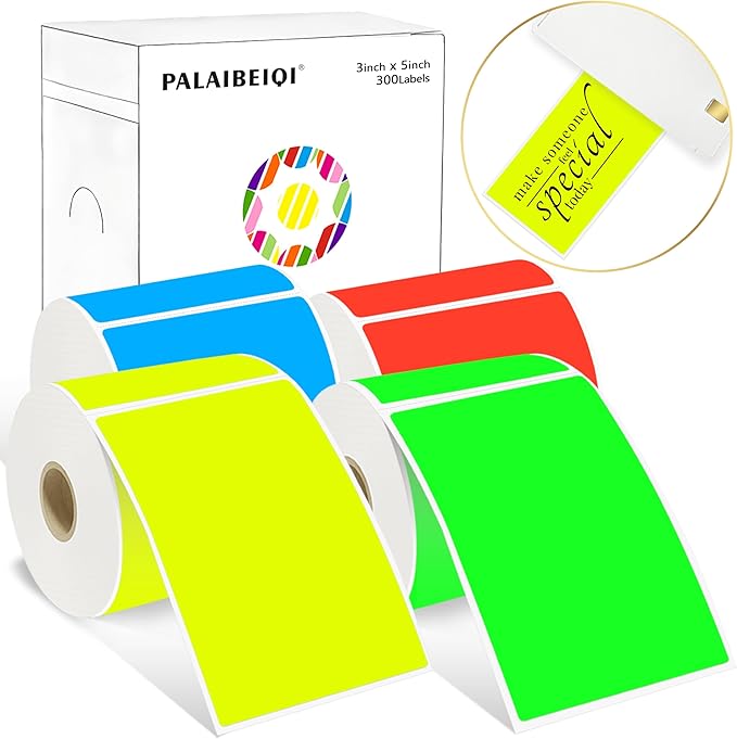3x5 Inch Thermal Label Stickers, Moving Boxes, Address & Inventory Organization by Palaibeiqi
