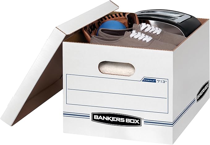Bankers Box 6-Pack Basic Duty File Storage Boxes - Image 6
