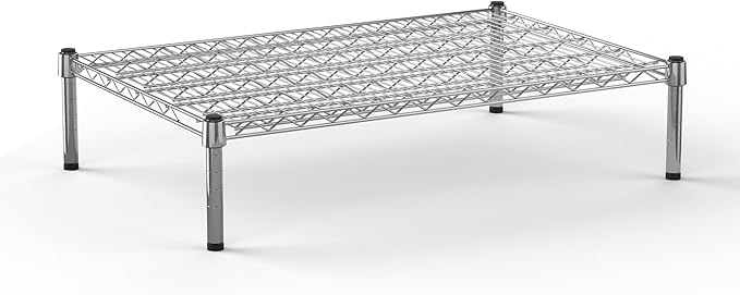 24''W x 36''L x 8''H Chrome Plated Wire Dunnage Rack | Off The Floor Storage by Regal+Altair