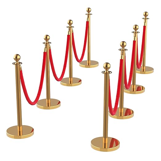 8Pcs Stainless Steel Stanchion Posts - Image 2