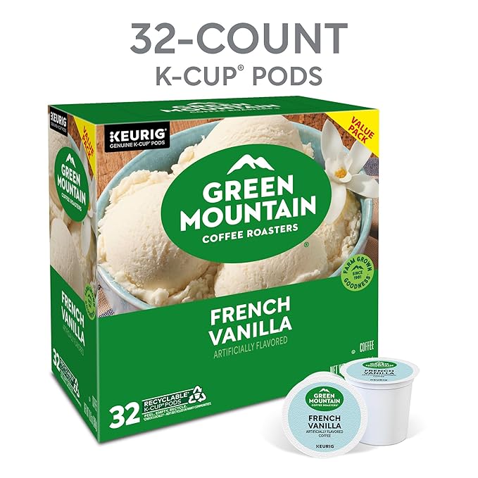 Green Mountain Coffee Roasters French Vanilla Coffee, Keurig Single-Serve K-Cup - Image 3