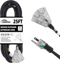 3-Outlets Indoor Outdoor Extension Cord Weatherproof by HONDERSON