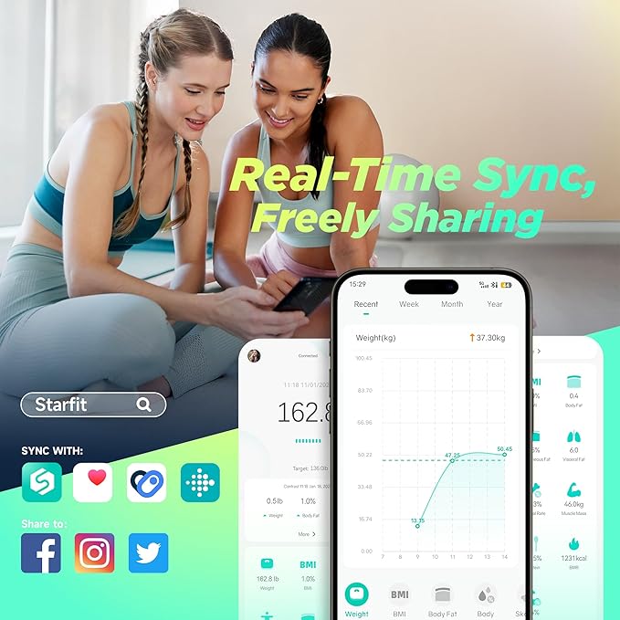 RunStar Scale for Body Weight, Smart Scale - Image 6