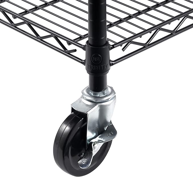 Trinity Basics 4-Tier Adjustable Wire Shelving - Image 6