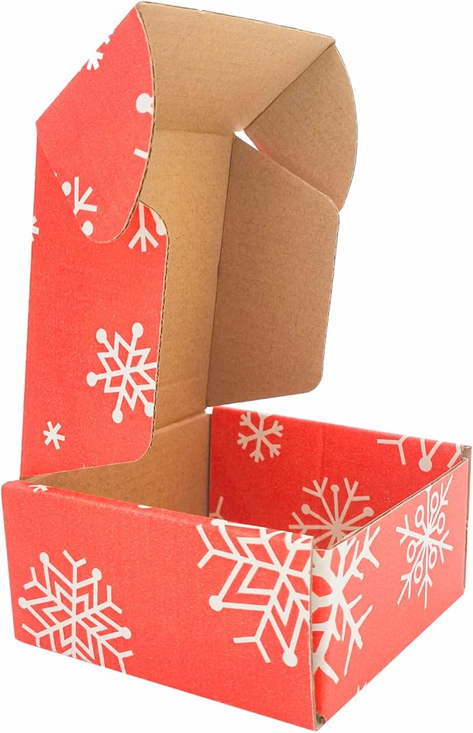 Green Recyclable Cardboard Small Gift Mailer Boxes - Image 4