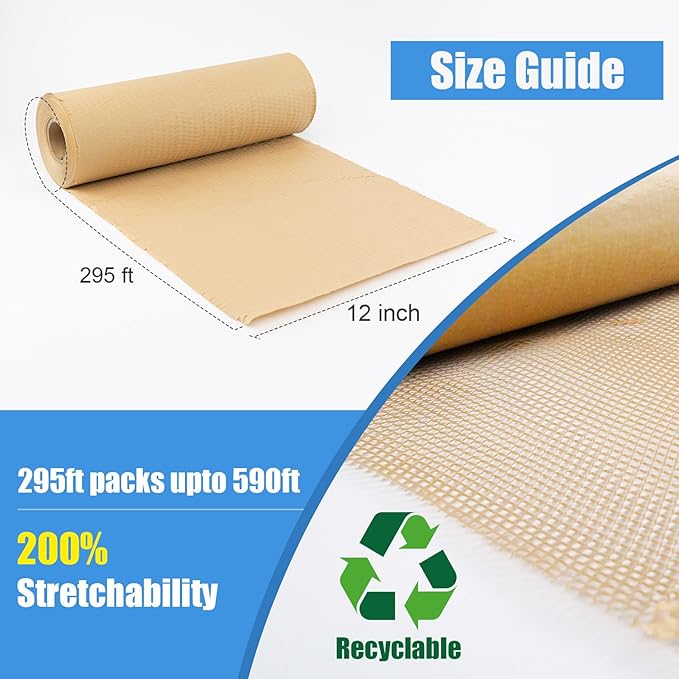 Honeycomb Packing Paper Roll 12" x 295 FT - Image 2