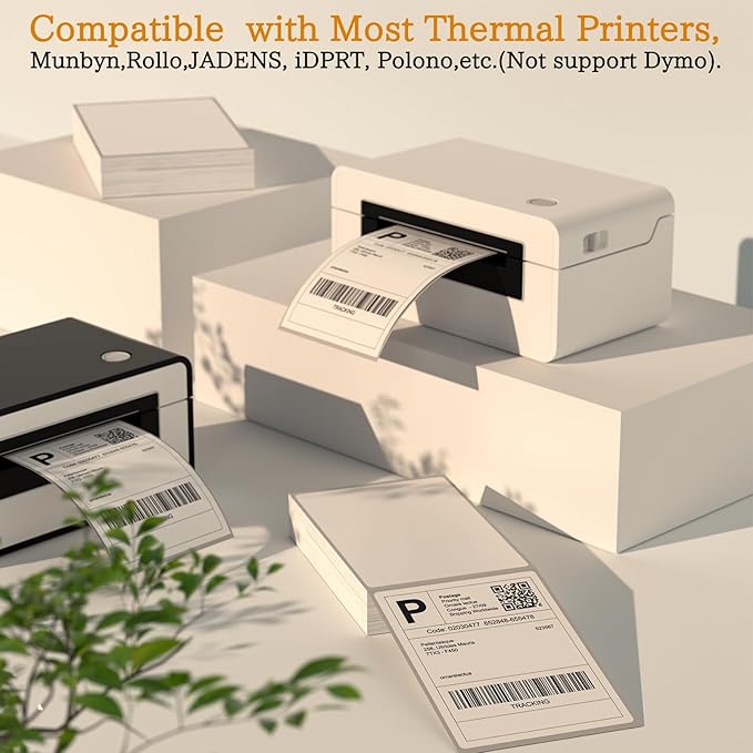 4 x 6 Fanfold Thermal Shipping Labels, 100 Laels Thermal Shipping Labels - Image 4