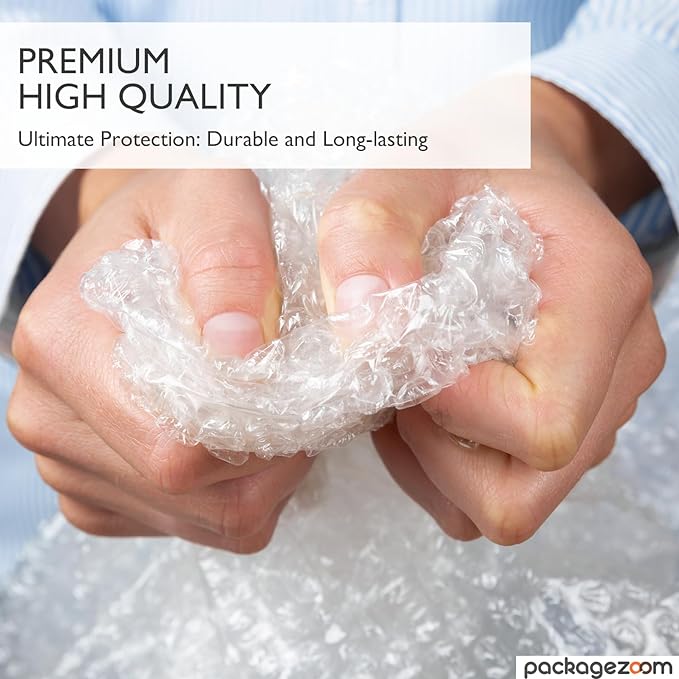 12 inch x 30 ft Bubble Cushioning Wrap, Perforated Every 12" Protective Packing - Image 4