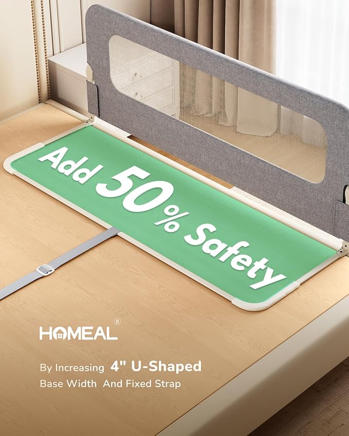 HOMEAL Bed Rail for Toddlers - Image 3