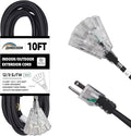 3-Outlets Indoor Outdoor Extension Cord Weatherproof by HONDERSON