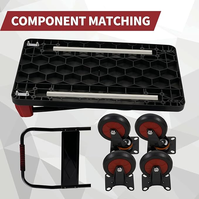 Platform Truck Push Cart Dolly, Foldable Hand Trucks - Image 7
