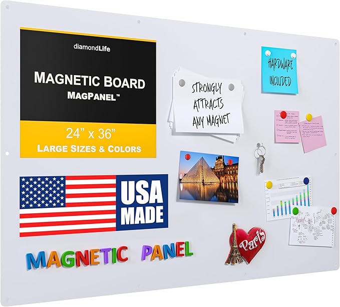 24"x36" - Magnetic Board - Memo & Vision Board by DLDIRECT