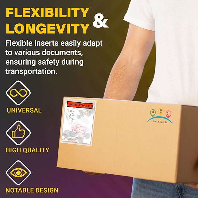 ABC Pack of 5000 Packing List Envelopes 4.5 x 6 Packing List Enclosed 4 1/2 x - Image 4