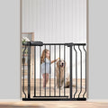 Walk Through Baby Gate 29-38.5 Inch Wide Openings Large Baby Gate by SmartDesignBigProtection