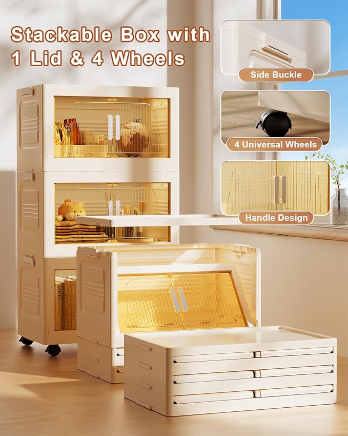 228QT Stackable Storage Bins - Image 2