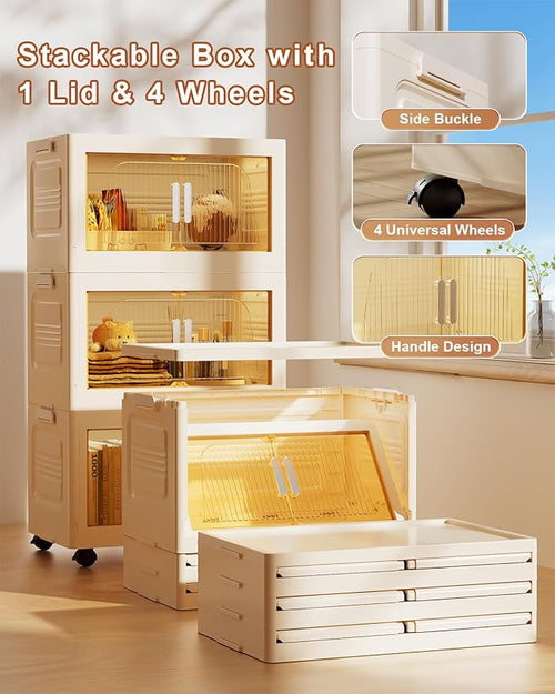 228QT Stackable Storage Bins - Image 2