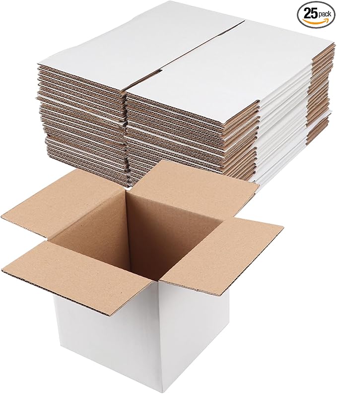 Hoikwo 6x6x6 Shipping Boxes Set of 25 by Hoikwo
