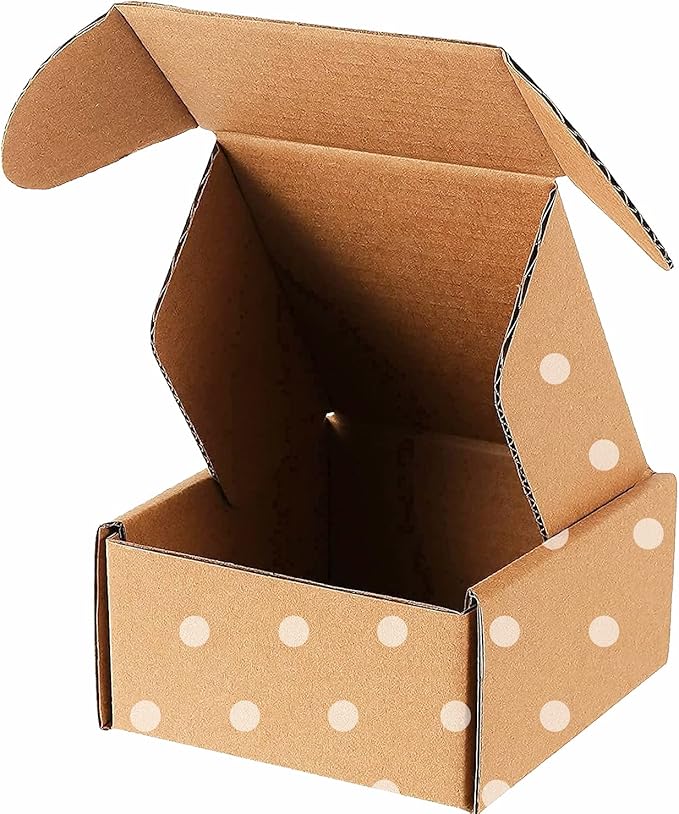 Green Recyclable Cardboard Small Gift Mailer Boxes - Image 3