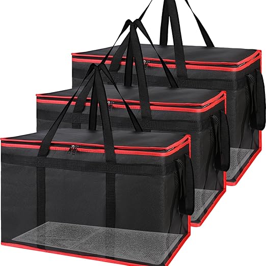 Bodaon Large 3-Pack Insulated Food Delivery Bag by Bodaon