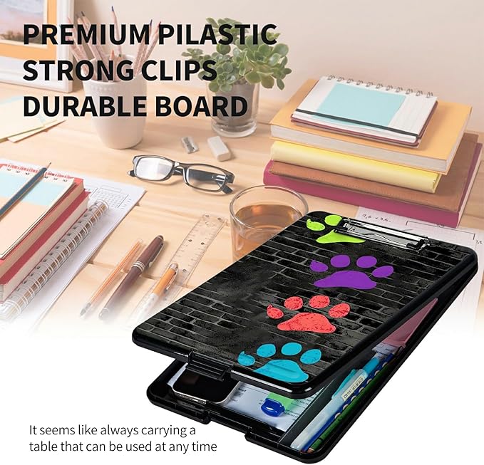 A4 Clipboards, Heavy Duty Waterproof Nursing Plastic Folder Clipboard - Image 6