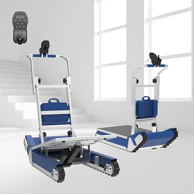 Heavy Duty Powered Track Stair Climbing Hand Truck, 683 LBS Load Crawler Stair by XSTO