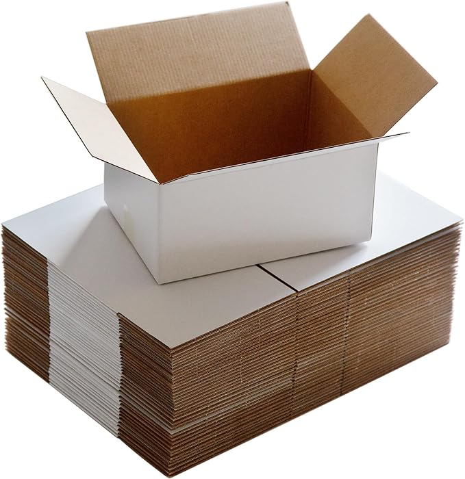 10x7x5 Inches Shipping Boxes Set of 40 by HESESOH