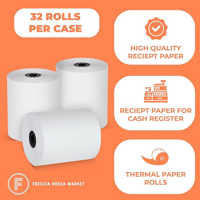 Thermal Printer Receipt Paper Rolls 3 1/8 x 230 - Image 4