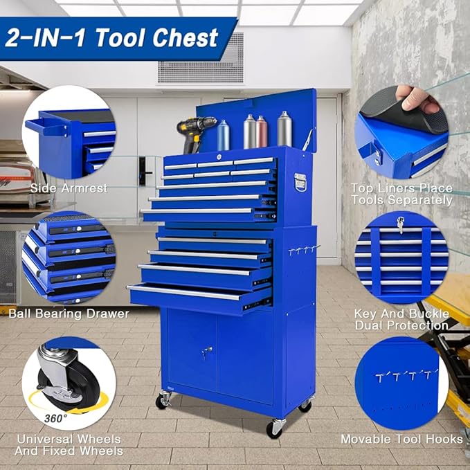 13-Drawer Rolling Tool Chest - Image 5