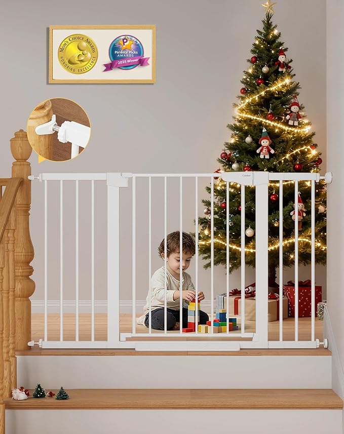 Cumbor 29.7"–51.5" Extra Wide Baby Gate by Cumbor